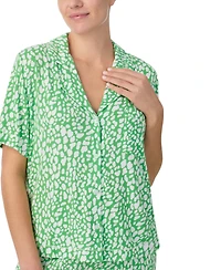 Sanctuary Women's Short-Sleeve Shirt & Pants Pj Set