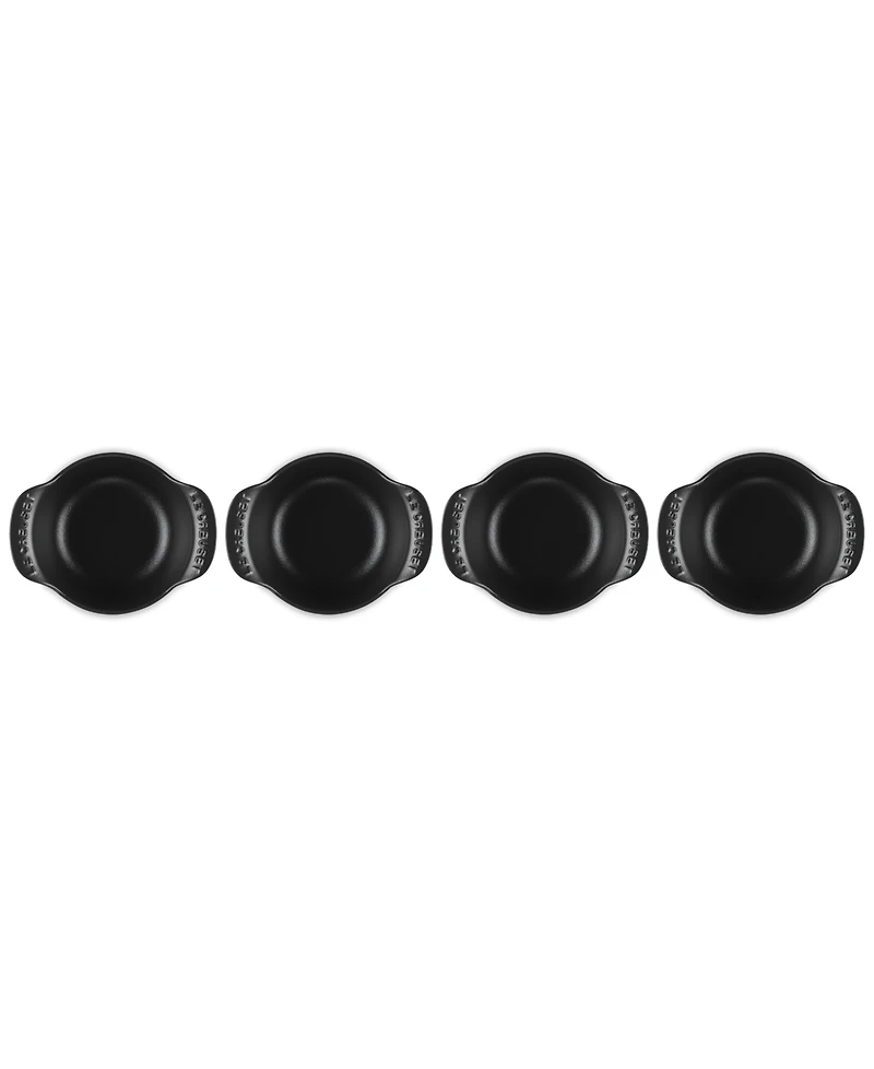 Le Creuset Enameled Cast Iron Covered Mini Round Cocottes, Set of 4