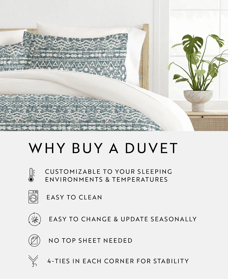 ienjoy Home Ultra Soft Reversible 2-Pc. Duvet Cover Set, Twin/Twin Xl