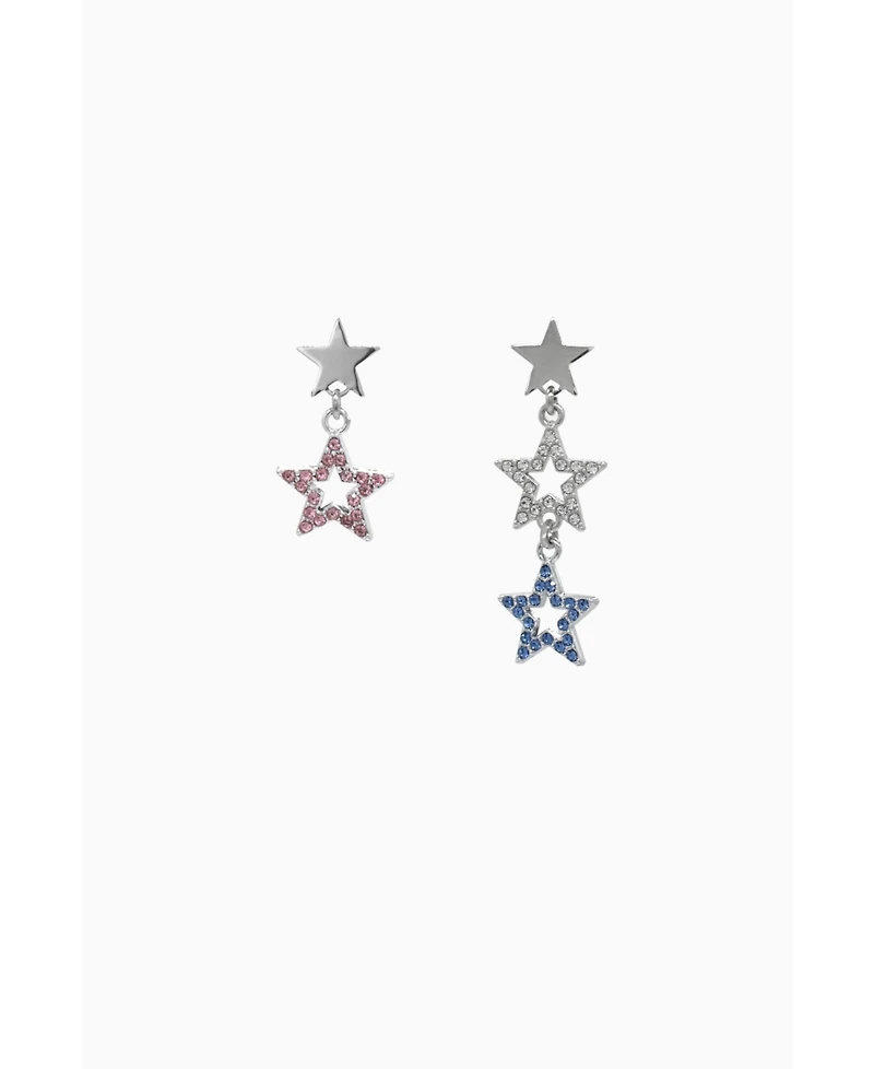 Stainless Steel Earrings With Star Charm 1.3