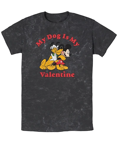 Fifth Sun Men's Disney Love My Dog Short Sleeve T-Shirt