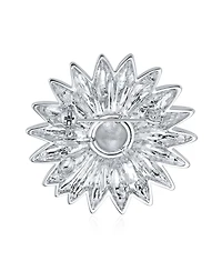 Bling Jewelry Two Tone Brooch Pin Fashion Ladybug Sunflower Daisy Scarf Silver Gold Plated