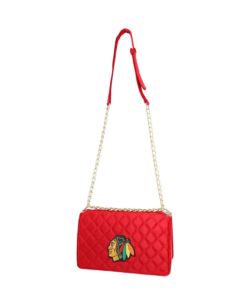 Cuce Women's Chicago Blackhawks Velvet Team Color Bag