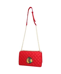 Cuce Women's Chicago Blackhawks Velvet Team Color Bag