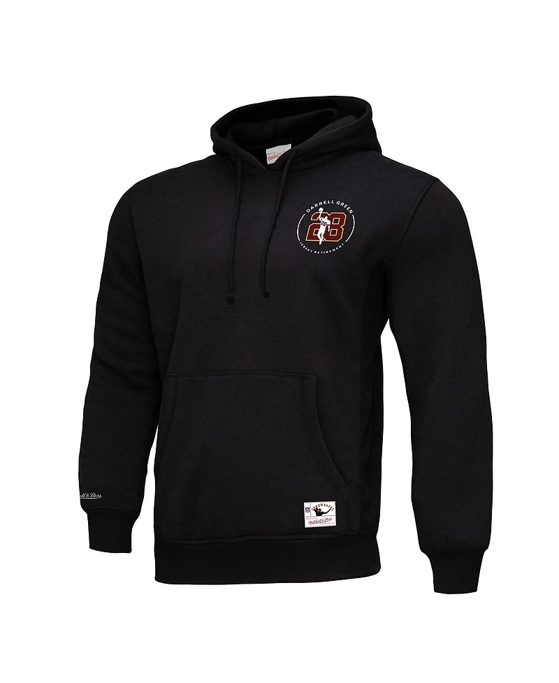 Mitchell & Ness Men's Darrell Green Black Washington Commanders Wonder Pullover Hoodie