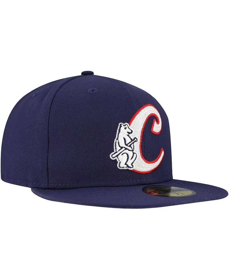 New Era Men's Royal Chicago Cubs Duo Logo 2.0 59FIFTY Fitted Hat