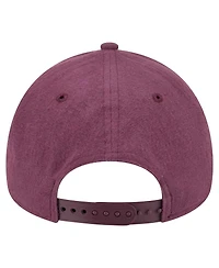 New Era Men's Maroon Pittsburgh Pirates Moleskin A-Frame 9FORTY Adjustable Hat