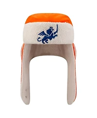 New Era Men's Orange Fc Cincinnati Trapper Knit Hat