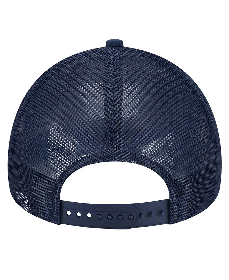 New Era Men's Navy/Red Washington Wizards Tip Off A-Frame Trucker 9FORTY Adjustable Hat