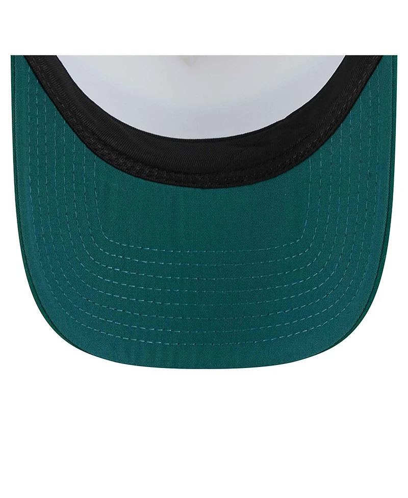 New Era Toddler Midnight Green Philadelphia Eagles Sport Night Color Block 9FORTY A-Frame Trucker Adjustable Hat