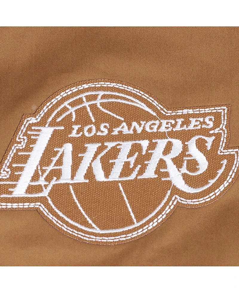 Pro Standard Men's Brown Los Angeles Lakers Paint The City Full-Zip Jacket