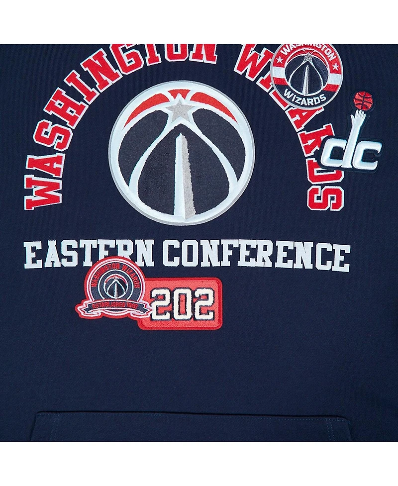 Pro Standard Men's Navy Washington Wizards Area Code Pullover Hoodie