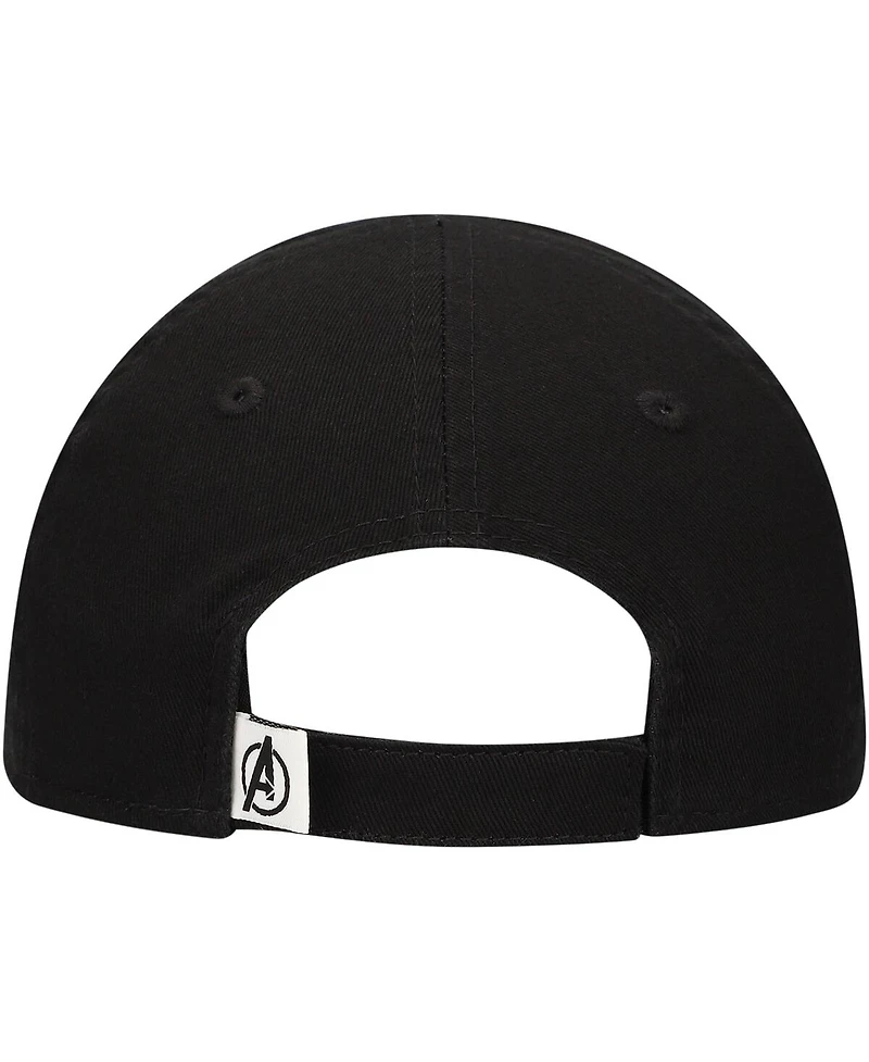 New Era Toddler Black The Avengers 9TWENTY Adjustable Hat