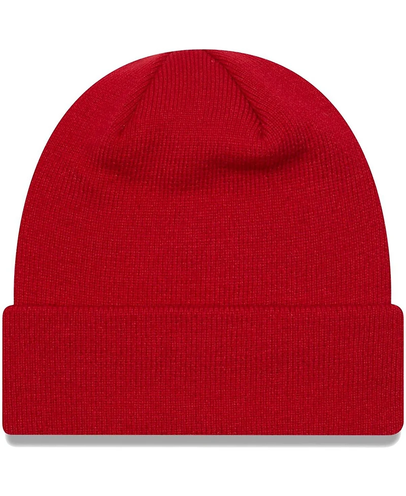 New Era Men's Red Ac Milan Core Cuffed Knit Hat