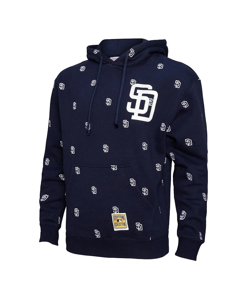 Mitchell & Ness Men's Blue San Diego Padres Repeat Pullover Hoodie