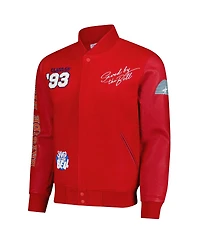 Freeze Max Men's Red Saved by the Bell Bayside High Full-Zip Varsity Jacket