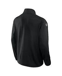 Fanatics Men's Black Boston Bruins Big Tall Authentic Pro Quarter-Zip Sweatshirt