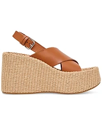 Dolce Vita Women's Skylar Platform Crossband Espadrille Wedge Sandals