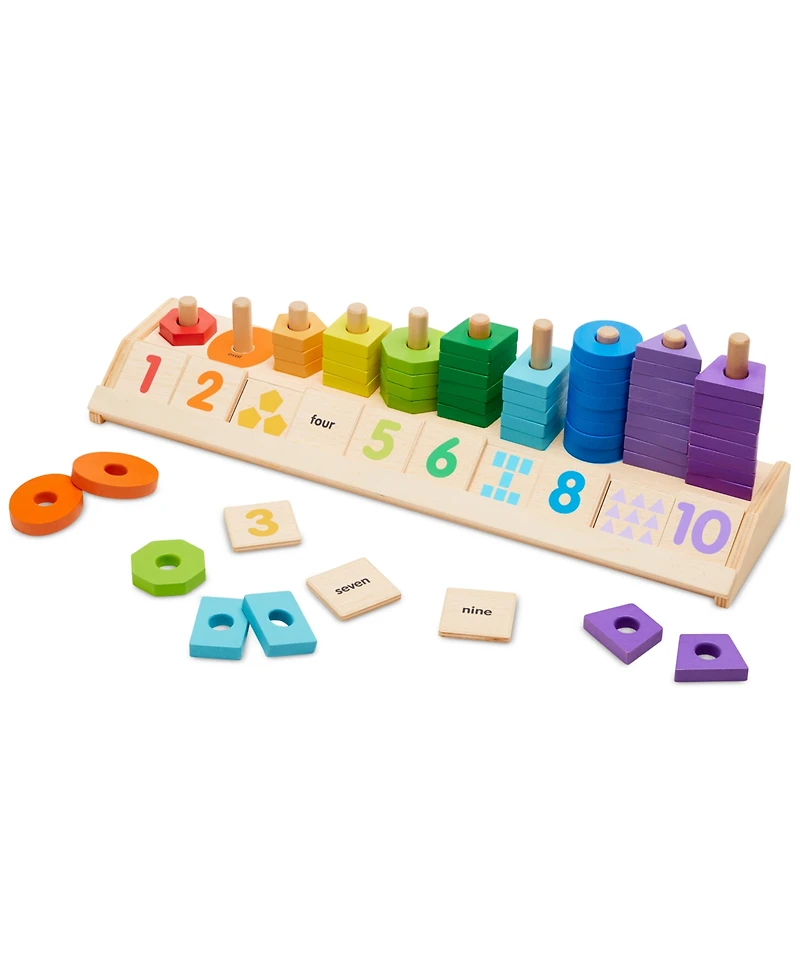 Melissa and Doug Kids' Counting Shape Stacker