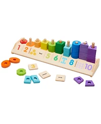 Melissa and Doug Kids' Counting Shape Stacker