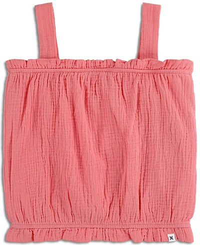 Hurley Big Girls Cotton Gauze Tank Top