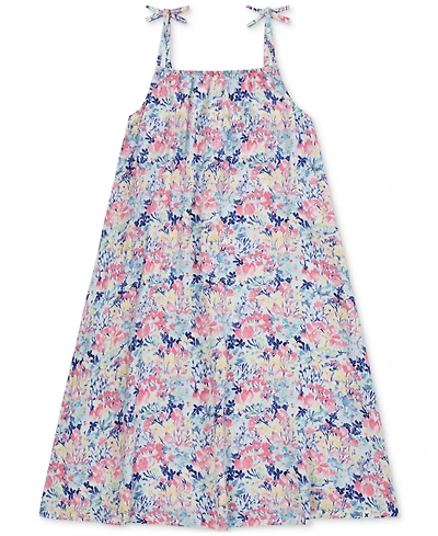 Hurley Big Girl Printed Sleeveless Tie-Back Swing Dress