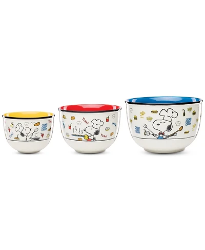 Lenox Chef Snoopy Bowls, Set of 3