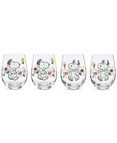 Lenox Chef Snoopy Tumblers, Set of 4