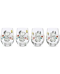 Lenox Chef Snoopy Tumblers, Set of 4