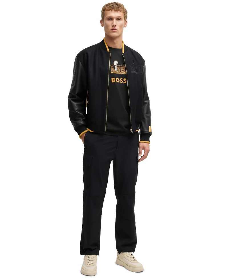 Hugo Boss x Nfl Men's Gold-Tone Artwork T-Shirt