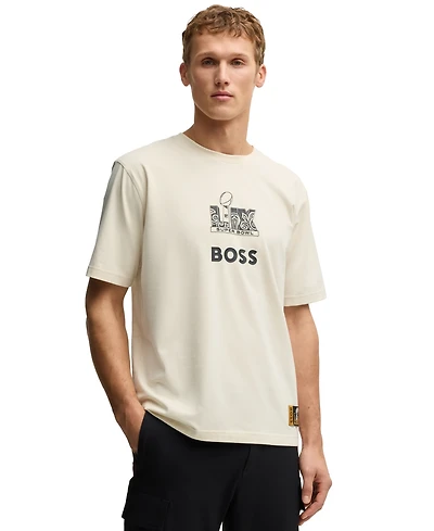 Hugo Boss x Nfl Men's Gold-Tone Artwork T-Shirt