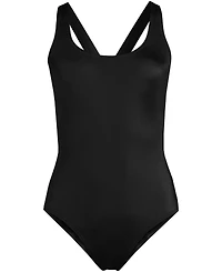Lands' End Women's Dd-Cup Tugless X-Back One Piece Swimsuit
