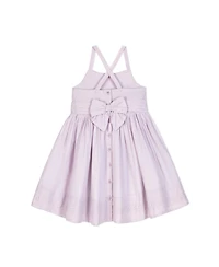 Hope & Henry Baby Girls Heirloom Organic Sleeveless Special Occasion Sundress with Bow Back Detail and Embroidery