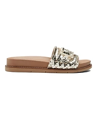 Earth Women's Fontane Woven Flat Sandals