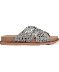 Earth Women's Flurry Woven Crisscross Flat Sandals