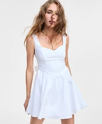 B Darlin Juniors' Sleeveless Sweetheart Mini Dress
