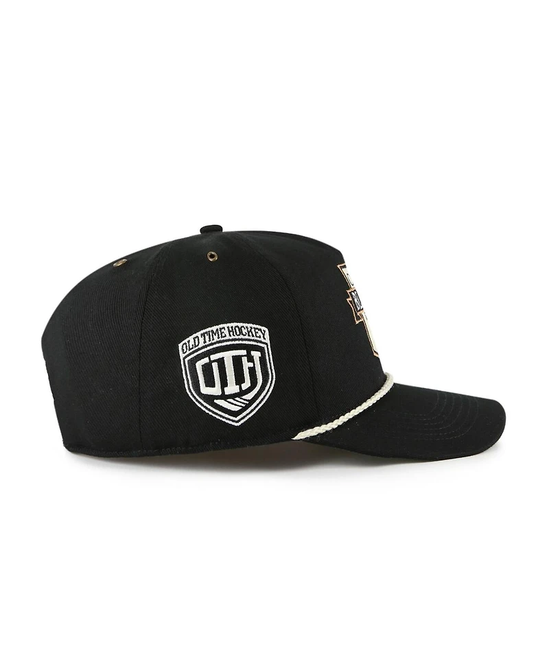 '47 Brand Men's Black Boston Bruins Old Time Hockey Rafter Sure Shot Hitch Adjustable Hat