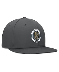 Fanatics Men's Charcoal Vegas Golden Knights Authentic Pro Training Camp Snapback Hat