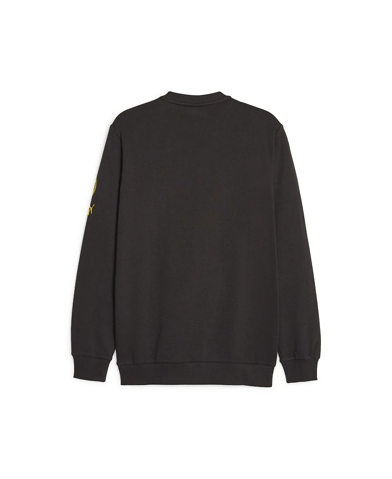 Puma Men's Black Borussia Dortmund FtblCore Graphic Pullover Sweatshirt