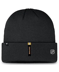 Fanatics Men's Black Boston Bruins Authentic Pro Cuffed Knit Hat