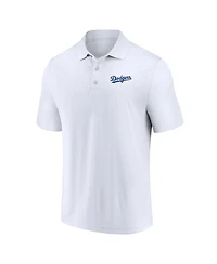 Fanatics Men's White Los Angeles Dodgers Component Polo