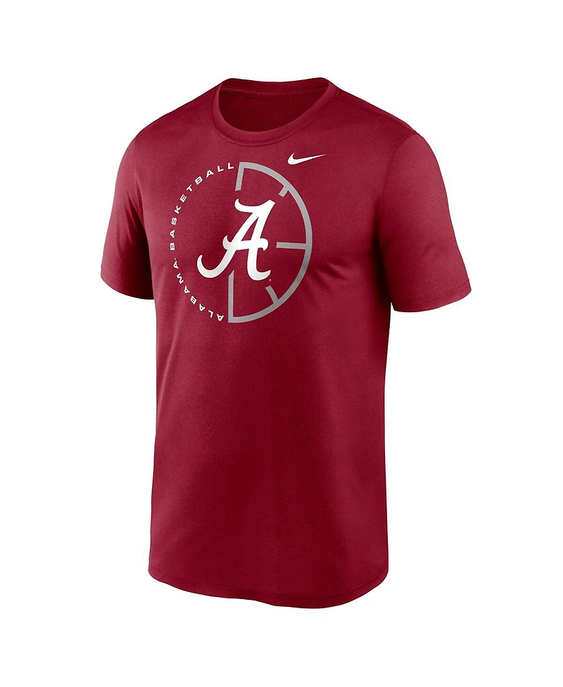 Nike Men's Crimson Alabama Crimson Tide Lockup Legend Performance T-Shirt