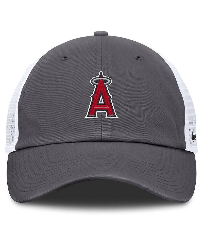 Nike Men's Gray Los Angeles Angels Adjustable Trucker Hat