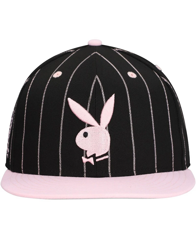 Lids Men's Black Playboy Logo Adjustable Hat