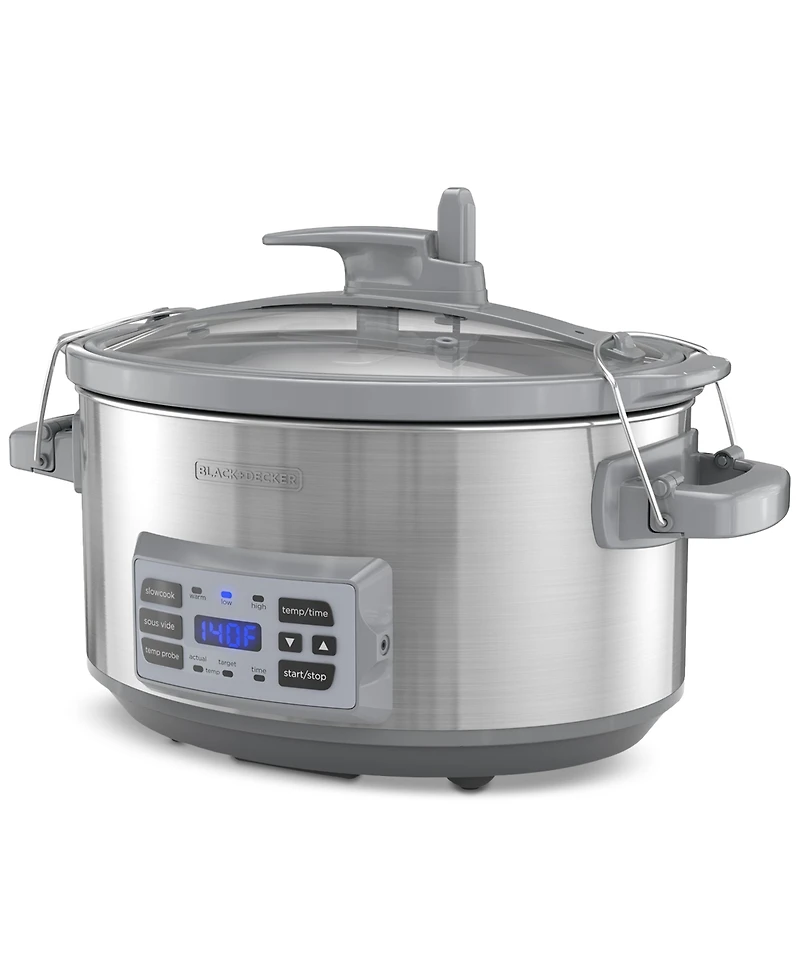 Black & Decker 7-Quart Digital Temperature Probe Slow Cooker