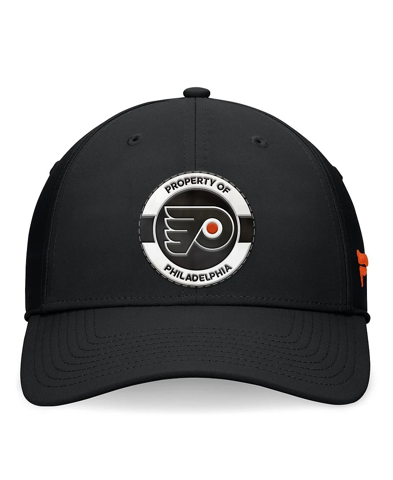 Fanatics Men's Black Philadelphia Flyers Authentic Pro Training Camp Flex Hat