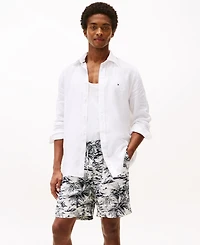 Tommy Hilfiger Men's Big & Tall Brooklyn Relaxed Fit Printed 7" Shorts