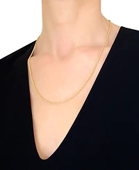 Sparkle Rope 20" Chain Necklace (2mm) in 14k Gold