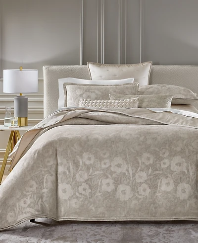 Hotel Collection Shadow Floral Duvet Cover Set, Full/Queen, Exclusively at Macy's
