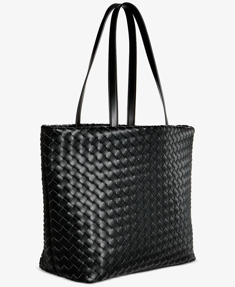 On 34th Extra-Large Woven Tote, Exclusively at Macy's